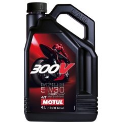 Synthetic Oil MOTUL 300V FACTORY LINE 4T 5W-30 4L